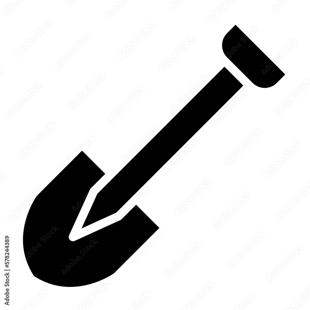 Vector Design Shovel Icon Style Vector Design Shovel Icon Style
