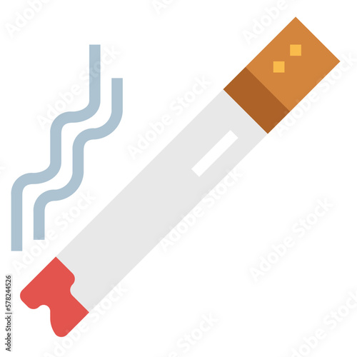 Free Download cigarette flat icon style - GFXLoad