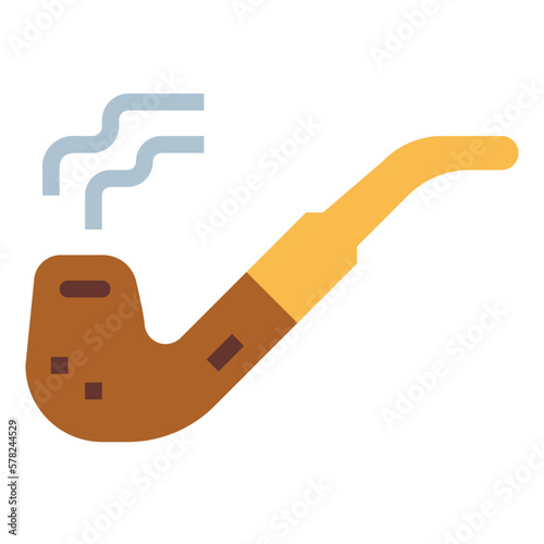 pipe flat icon style