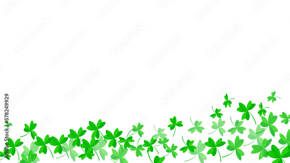 St Patrick's day clover leaf png design illustration 