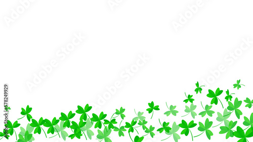 St Patrick's day clover leaf png design illustration 