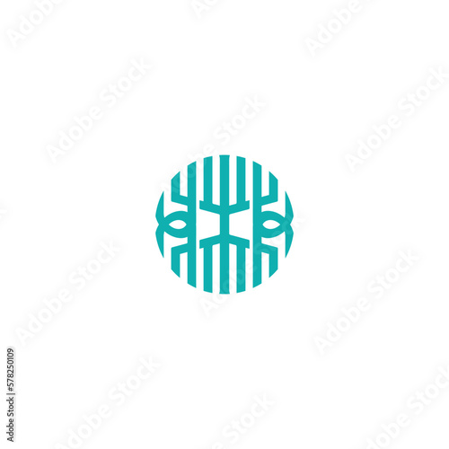 simple symbol clothing industry simple logo for textile use