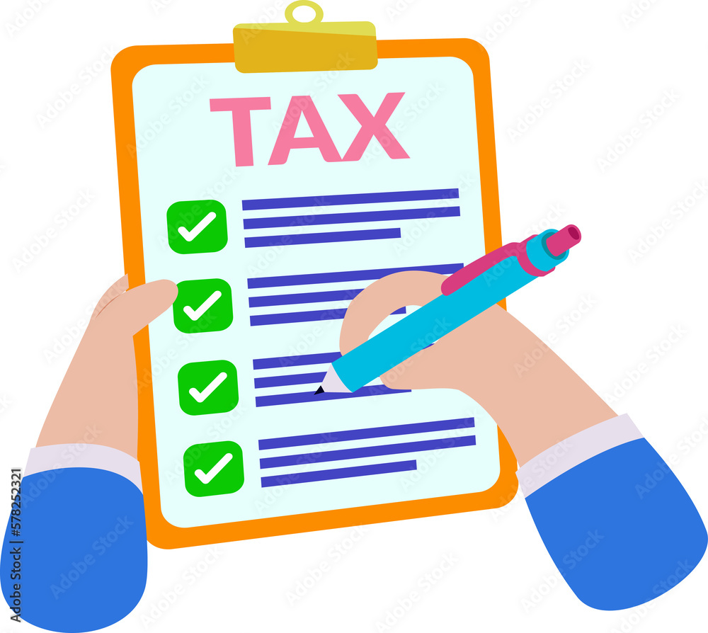 fill tax form icon. cartoon illustration of hand filling tax form fill tax form icon. cartoon illustration of hand filling tax form