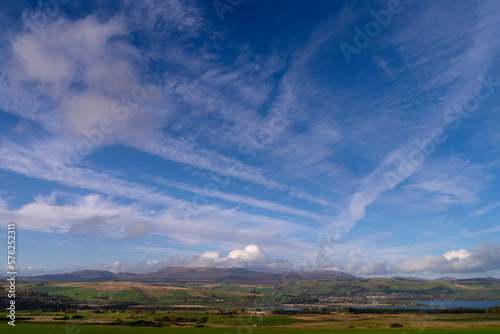 Summer landscape of Ben Wyviss Scottish Highlands UK photo