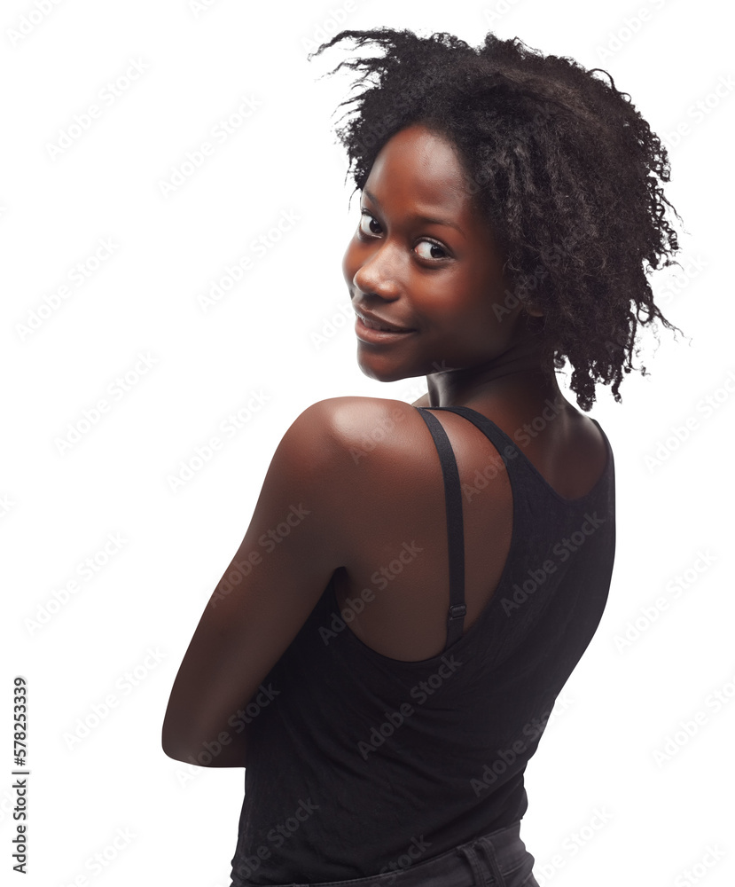 An enchanting woman with a gorgeous dark complexion radiates beauty and joy through her smile in her social media profile picture isolated on a png background. An enchanting woman with a gorgeous dark complexion radiates beauty and joy through her smile in her social media profile picture isolated on a png background.