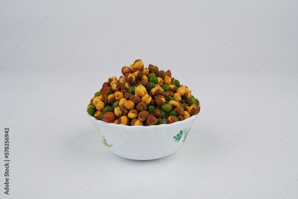 Chatpata Chana In White Bowl Chatpata Chana In White Bowl