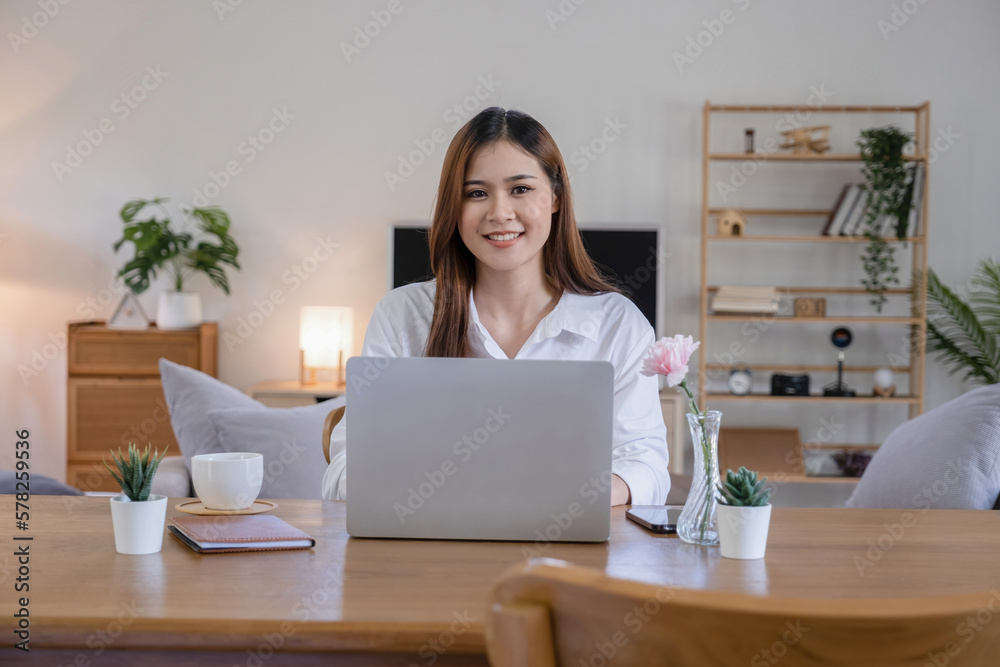 Happy cheerful cute beautiful business woman in office. Happy cheerful cute beautiful business woman in office.