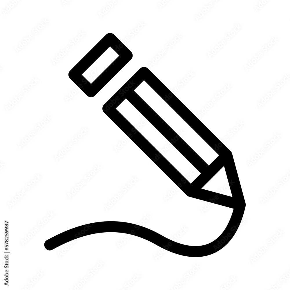 pen icon or logo isolated sign symbol vector illustration - high quality black style vector icons
