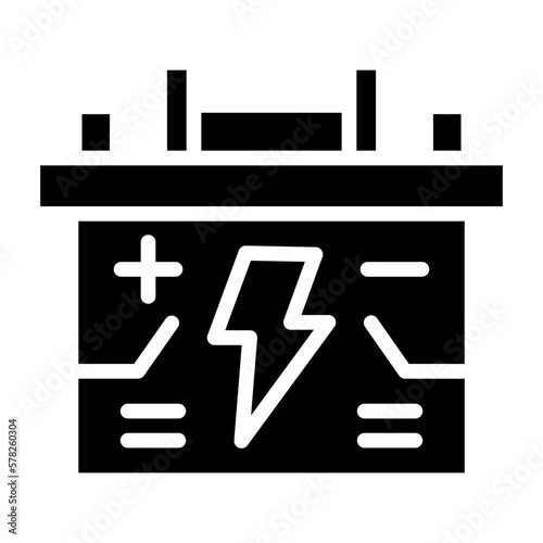 Vector Design Accumulator Icon Style