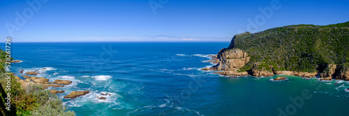 South Africa, Eastern Cape, Panoramic view of Knysna Lagoon photo