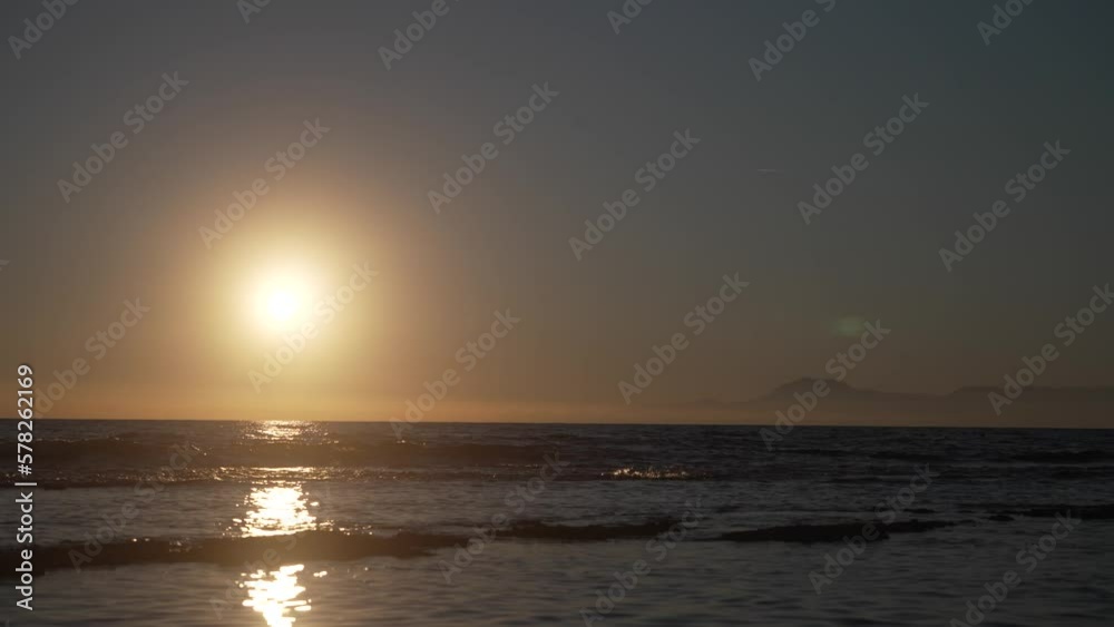 Timelapse of a Beautiful tropical sunrise over the sea at Side, Turkey Timelapse of a Beautiful tropical sunrise over the sea at Side, Turkey