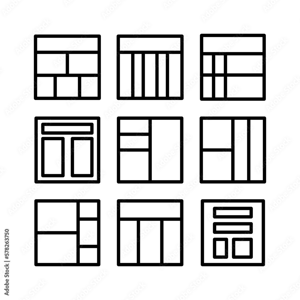 layout icon or logo isolated sign symbol vector illustration - high quality black style vector icons
layout icon or logo isolated sign symbol vector illustration - high quality black style vector icons