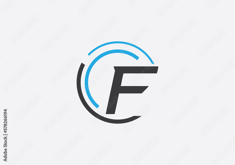 Technology and tech connect circle logo design vector with alphabet brand and business flat icon design