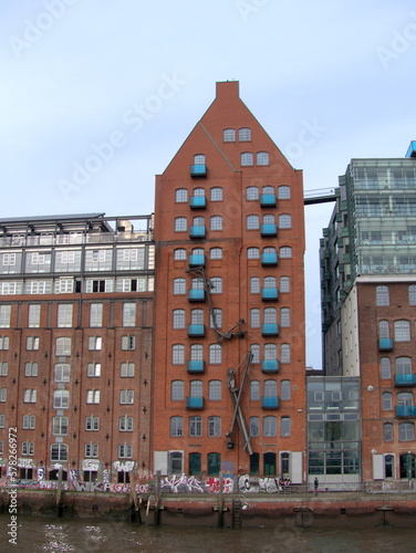 Building In Port Of Hamburg