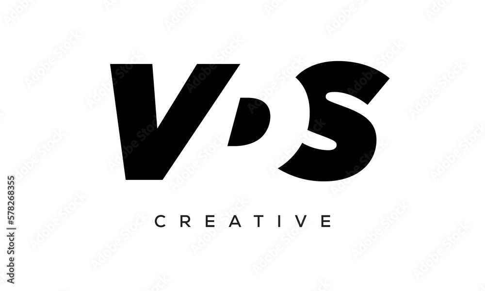 VDS letters negative space logo design. creative typography monogram vector VDS letters negative space logo design. creative typography monogram vector