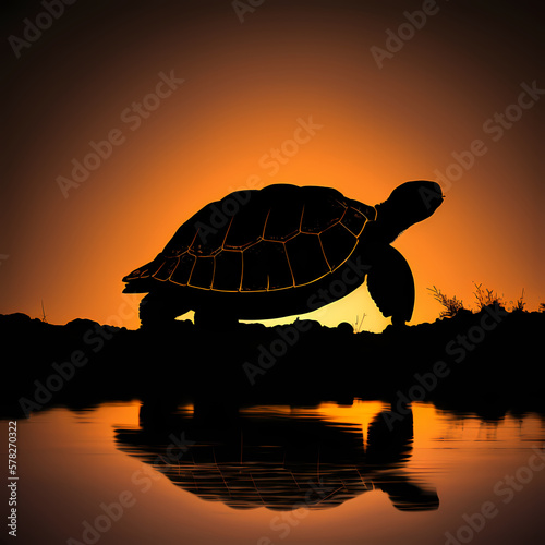 Turtle Silhouette © premiumdesign