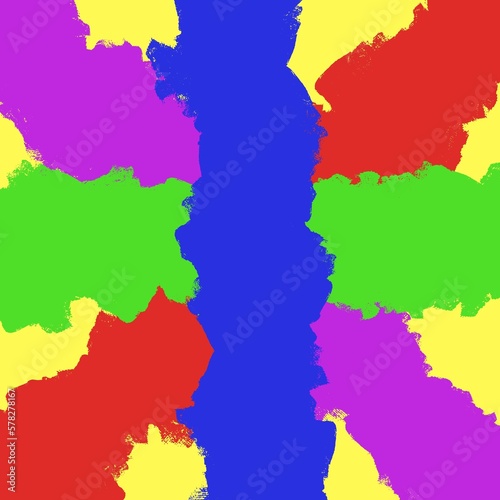 Abstract  Multicolored  Multi-colored pretty painted together  Used to make a background image.