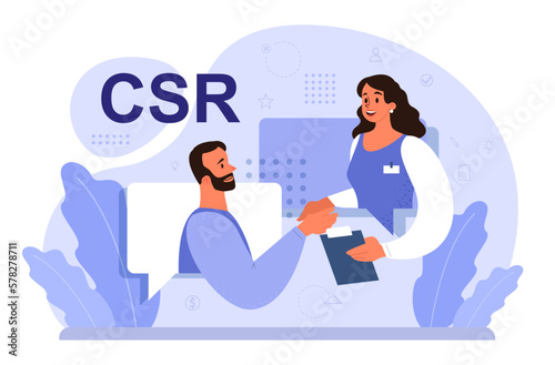 Corporate social responsibility. CSR, business take responsibility