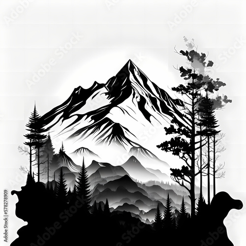 Mountain Silhouette