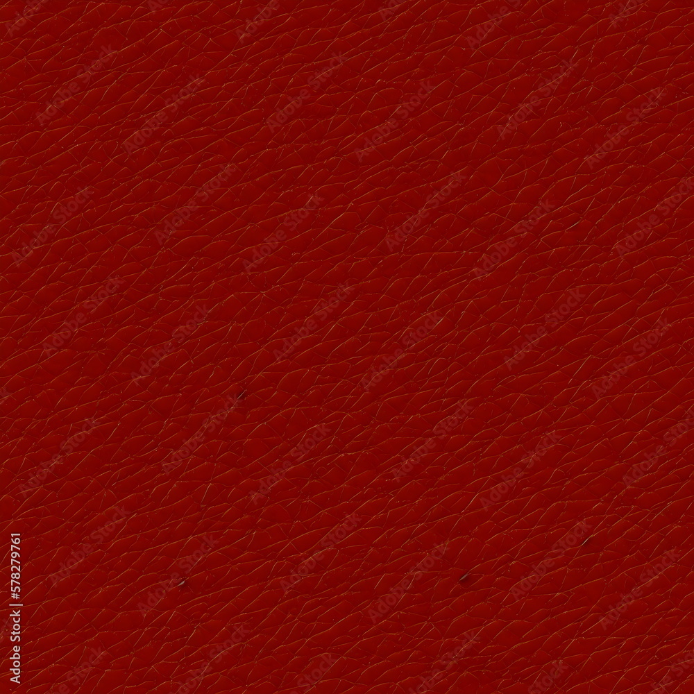 Fototapeta premium Fine red leather, seamless textile pattern, tileable fabric texture background, search for Fabric_Textures to see all clothes, materials and textiles, Generative AI