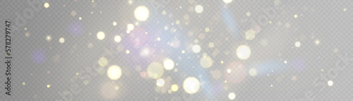 Realistic soap bubbles with iridescent reflection and highlights. On a transparent background.	
