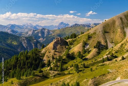 Col de la Bonette, Mercantour national park,  border Alpes-Maritimes and Alpes-de-Haute-Provence, France photo