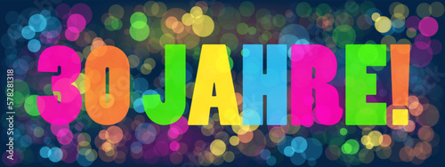 Karte 30 JAHRE!