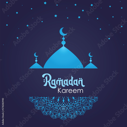 Ramadan kareem vector background template design