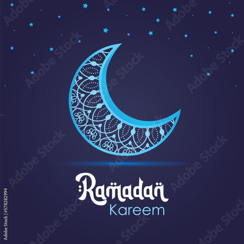 Ramadan kareem vector background template design