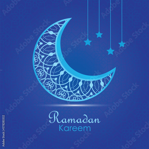Ramadan kareem vector background template design