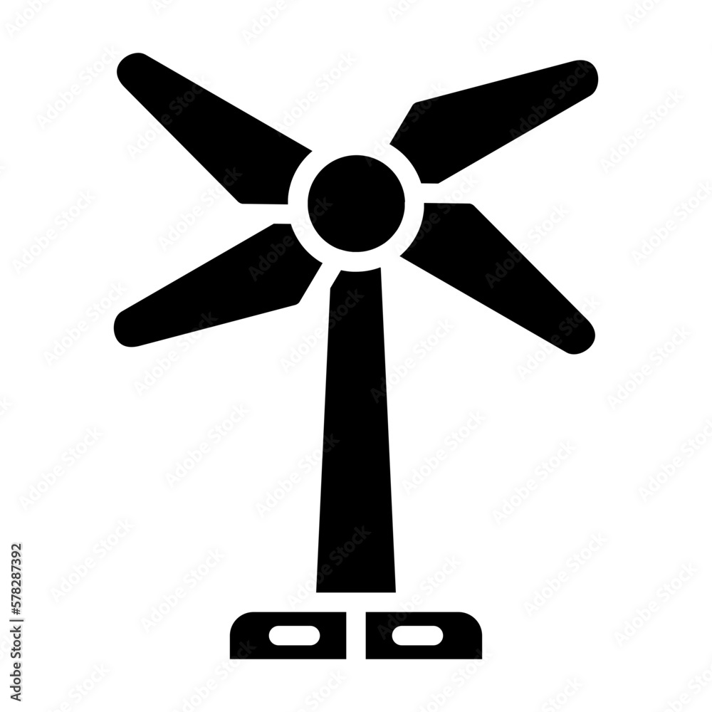 Vector Design Wind Power Icon Style Vector Design Wind Power Icon Style