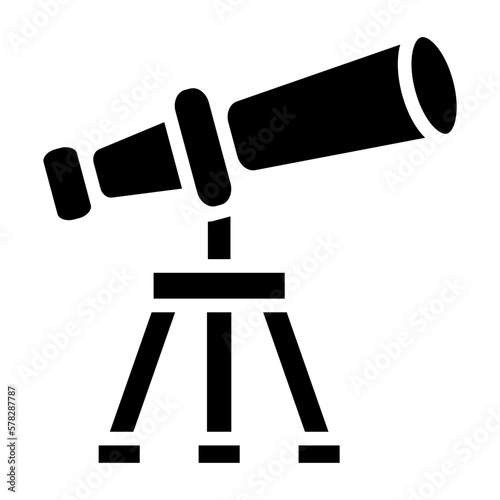 Vector Design Telescope Icon Style