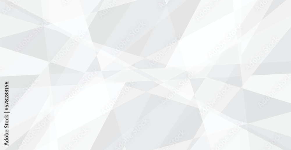 White Geometric Shape Pattern. Abstract Polygon Background. Technology Banner Wallpaper. Vector White Geometric Shape Pattern. Abstract Polygon Background. Technology Banner Wallpaper. Vector