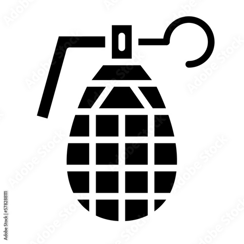 Vector Design Grenade Icon Style