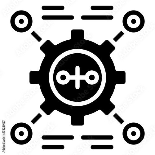 Vector Design Automate Icon Style