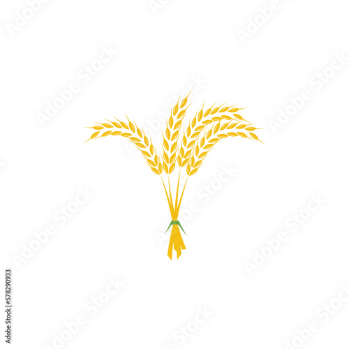 yellow wheat logo design