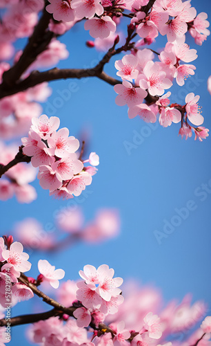 Fleurs de cerisier par IA g  n  rative