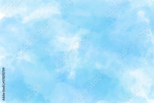 水色の抽象的な水彩背景