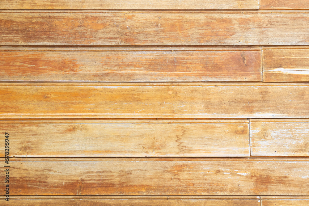 Fototapeta premium Old wooden plank wall texture background