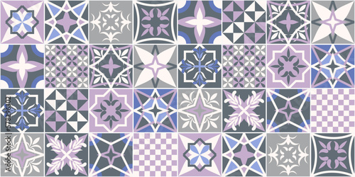 Provence style French tiles design