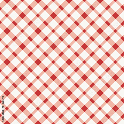Red white plaid vector texture