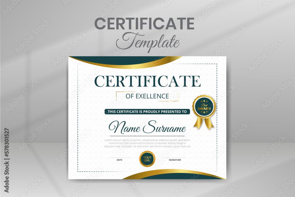 Modern Design Certificate Template Modern Design Certificate Template