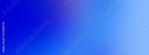 Long banner. bright gradient blue background. Advertising and presentation of cosmetic products. copy space