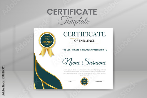 Modern Design Certificate Template