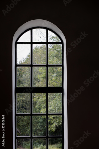 Old big window in home