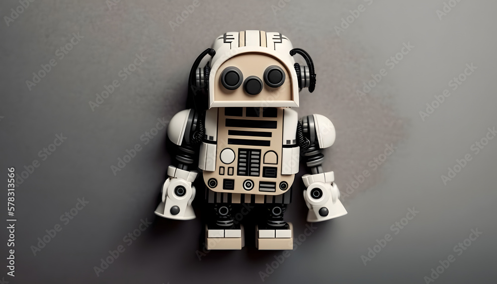 Children's toy robots. Generative AI Children's toy robots. Generative AI