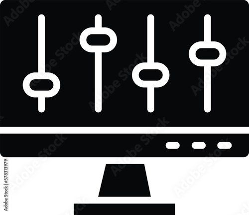 Volume control Vector Icon Design Illustration