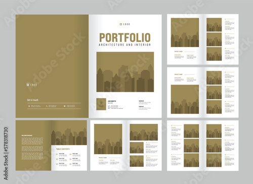 Portfolio Design Architecture Portfolio Interior Portfolio Design Template