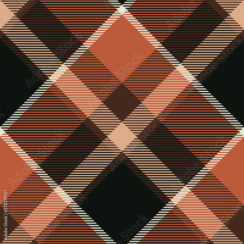 Plaid pattern vector. Check fabric texture. Seamless textile design for clothes, paper print.