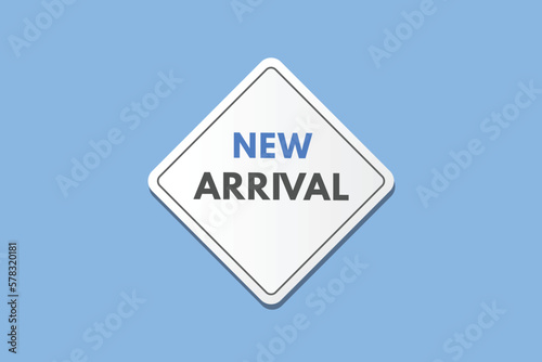 New Arrival text Button. New Arrival Sign Icon Label Sticker Web Buttons 